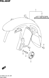 Front Fender (Dl1000al8 E33) (For Yvb,Yww)