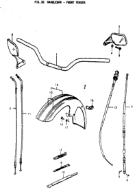 Handlebar - Front Fender