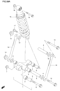 Rear Cushion Lever (Gsf1200sav)