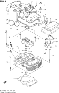 Front Cylinder Head (Vl1500bl4 E03)