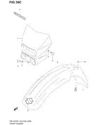 Front Fender (Model K3/K4)