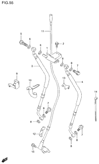Front Brake Hose (Gsf1200sav)