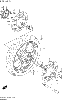 Front Wheel (Dl1050rr)