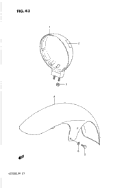 Headlamp Housing - Front Fender