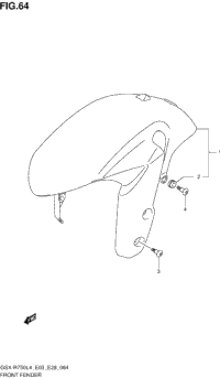 Front Fender (Gsx-R750l4 E28)