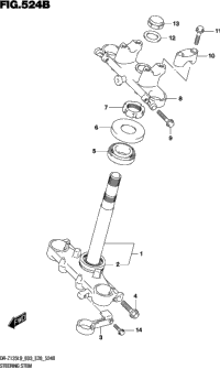Steering Stem (Dr-Z125ll9 E03)