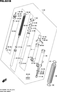 Front Fork Damper (Dr-Z400s)