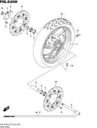 Front Wheel (Gsx-S750azl8 E33)
