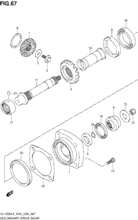 Secondary Drive Gear