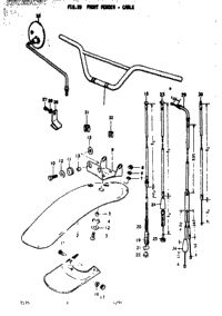 Front Fender - Cable
