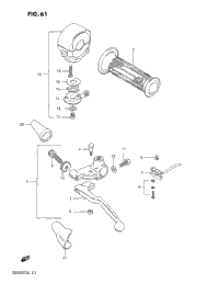 Left Handle Switch (Gs550ef/Eg)