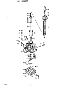 Carburetor (Ts100n) (Ts100c F.No.119365-Tstcon)