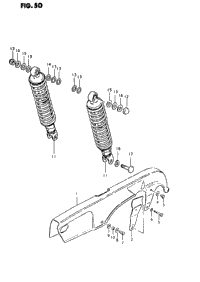 Chain Case - Rear Shock Absorber