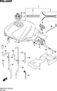 Fuel Tank (Sv650al8 E28) (For Agq)