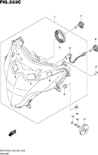 Headlamp (Gsx-R1000l5 E33)