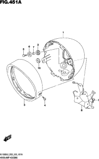 Headlamp Housing (Vl1500bl9 E03)
