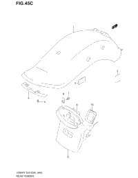 Rear Fender (Model K1)