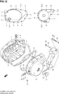 Crankcase Cover (Vl800bl4 E33)
