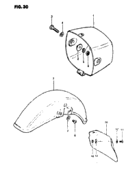 Headlamp Housing - Front Fender