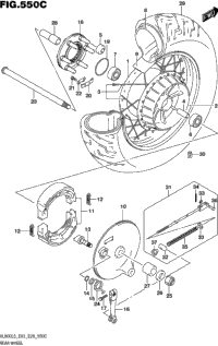 Rear Wheel (Vl800tl5 E03)