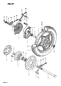 Rear Wheel (Gn400t