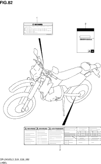 Label (Dr-Z400sl3 E28)