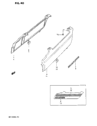 Seat Molding (Gs1150es3/Ese/Esf)