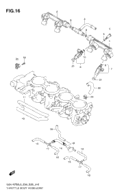 Throttle Body Hose/Joint (E28)