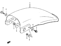 Rear Fender (Model G/H/J/K/L/M)