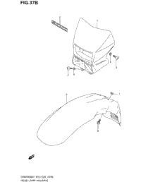 Headlamp Housing (Model K3/K4)