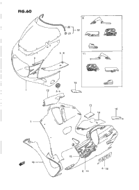 Cowling Body Parts (Model R M18)