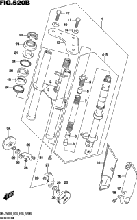 Front Fork (Dr-Z50l9 E28)