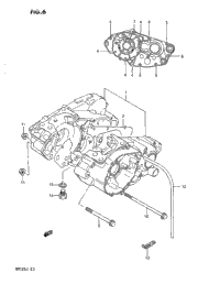 Crankcase (Model H/J)