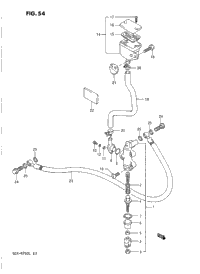 Rear Master Cylinder (Model J/K)