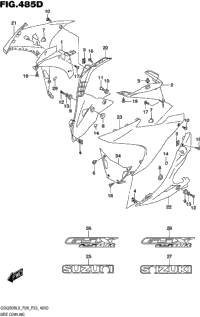 Side Cowling (Gw250rl8 P33) (For Qhw)