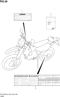 Label (Dr-Z400sl4 E28)