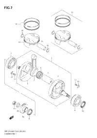Crankshaft (Rm-Z450 K8/K9/L0)