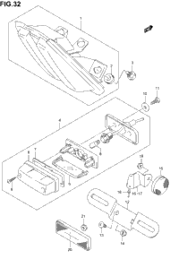 Tail Lamp (Sv1000sk3/Sk4)