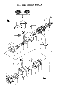 Piston - Crankshaft (Gt250k