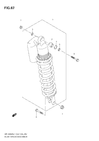 Rear Shock Absorber (Dr-Z400sl1 E33)