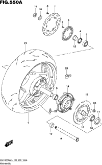 Rear Wheel (Gsx1300ral5 E03)