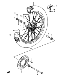 Front Wheel (Model L/M/N/P/R/S)