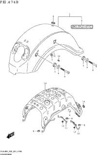 Rear Fender (Vl800t)