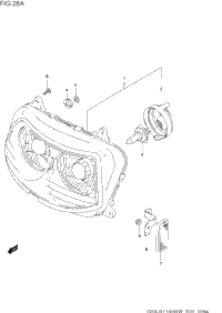Headlamp (Model S/T/V/W)