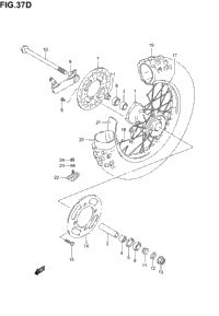 Rear Wheel (Rm85k5/K6)