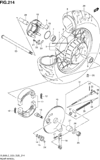 Rear Wheel (Vl800l3 E33)