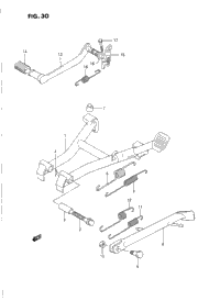 Stand - Rear Brake
