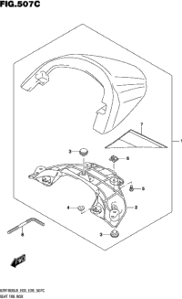 Seat Tail Box (Vzr1800bzl8 E03) (Jru)