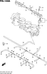 Throttle Body Hose/Joint (Gsx-S1000l7 E33)