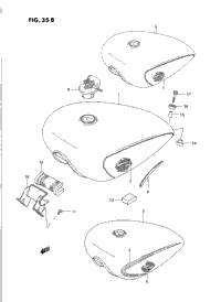 Fuel Tank (Model P/R/S)